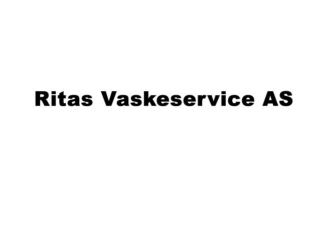 Ritas Vaskeservice AS