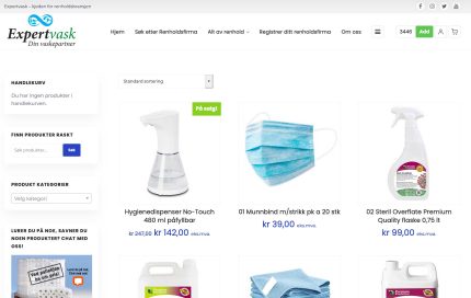 Medlemsbutikk med kanskje bransjens beste priser på renholdsprodukter